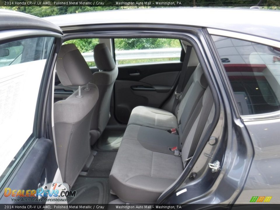 2014 Honda CR-V LX AWD Polished Metal Metallic / Gray Photo #21