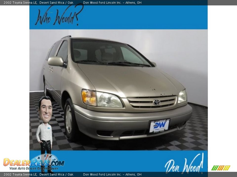 2002 Toyota Sienna LE Desert Sand Mica / Oak Photo #1