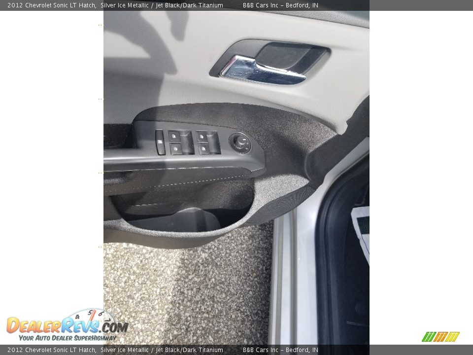 2012 Chevrolet Sonic LT Hatch Silver Ice Metallic / Jet Black/Dark Titanium Photo #11