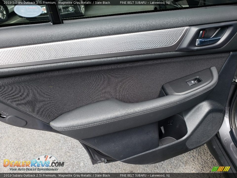 2019 Subaru Outback 2.5i Premium Magnetite Gray Metallic / Slate Black Photo #21