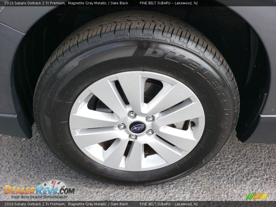 2019 Subaru Outback 2.5i Premium Magnetite Gray Metallic / Slate Black Photo #25
