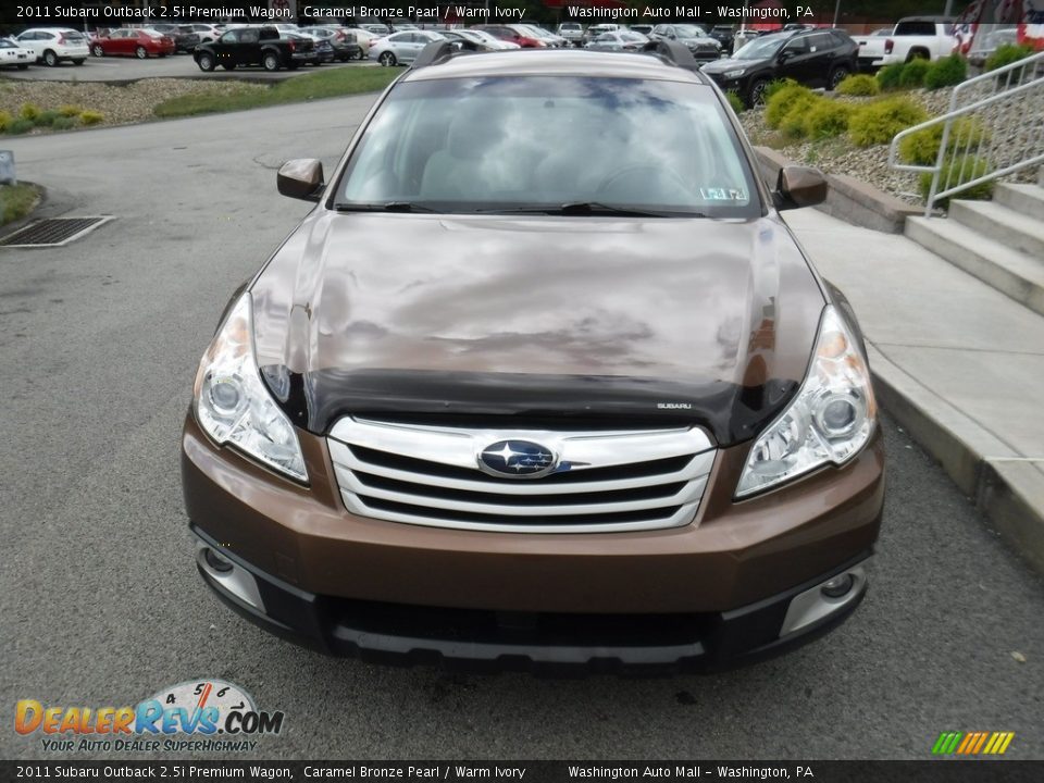2011 Subaru Outback 2.5i Premium Wagon Caramel Bronze Pearl / Warm Ivory Photo #4