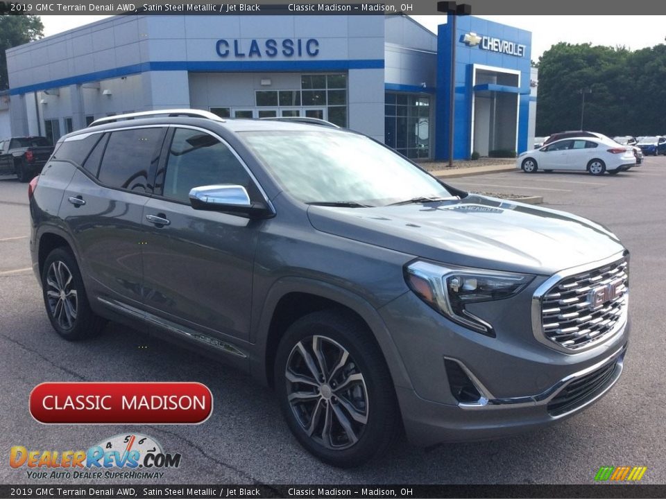 2019 GMC Terrain Denali AWD Satin Steel Metallic / Jet Black Photo #1