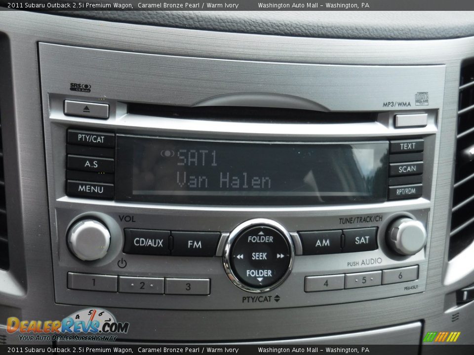 2011 Subaru Outback 2.5i Premium Wagon Caramel Bronze Pearl / Warm Ivory Photo #18