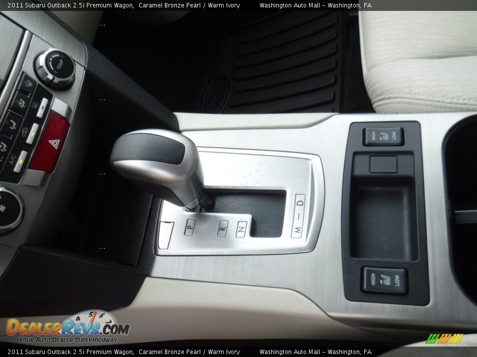 2011 Subaru Outback 2.5i Premium Wagon Caramel Bronze Pearl / Warm Ivory Photo #19