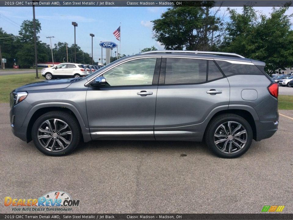 Satin Steel Metallic 2019 GMC Terrain Denali AWD Photo #4