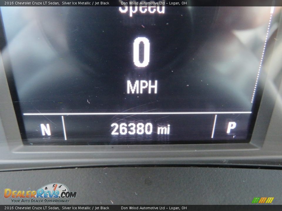 2016 Chevrolet Cruze LT Sedan Silver Ice Metallic / Jet Black Photo #20