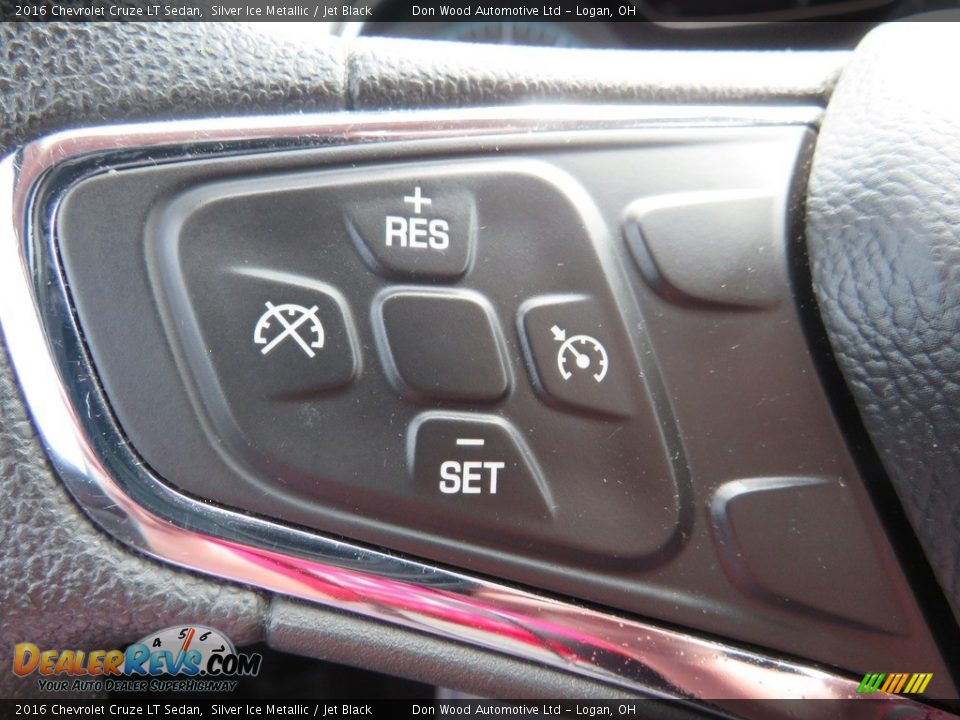 2016 Chevrolet Cruze LT Sedan Silver Ice Metallic / Jet Black Photo #22