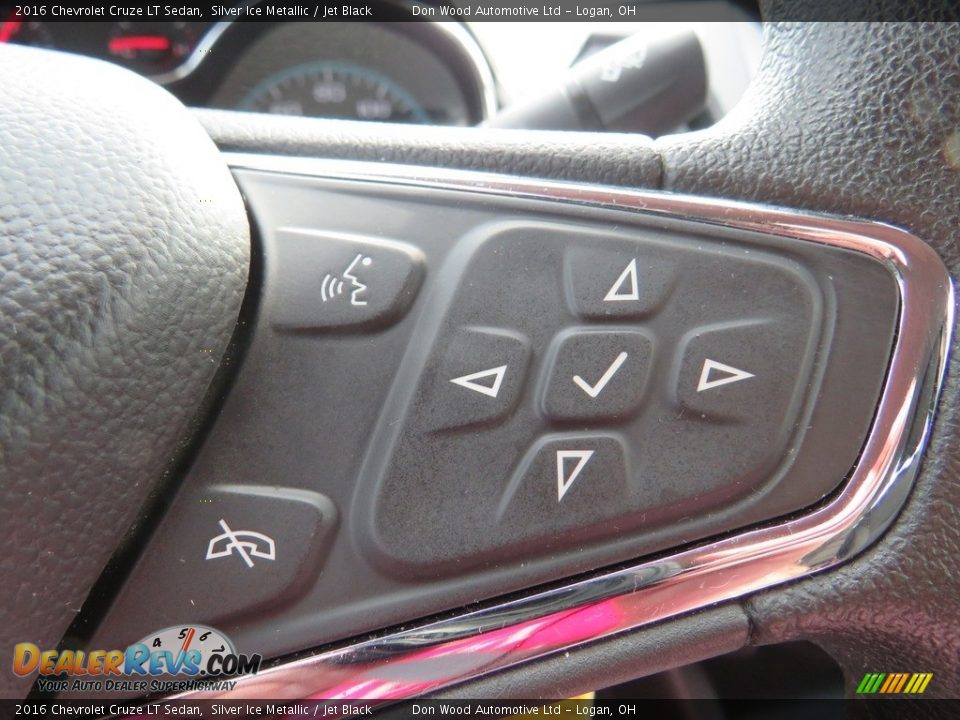 2016 Chevrolet Cruze LT Sedan Silver Ice Metallic / Jet Black Photo #23