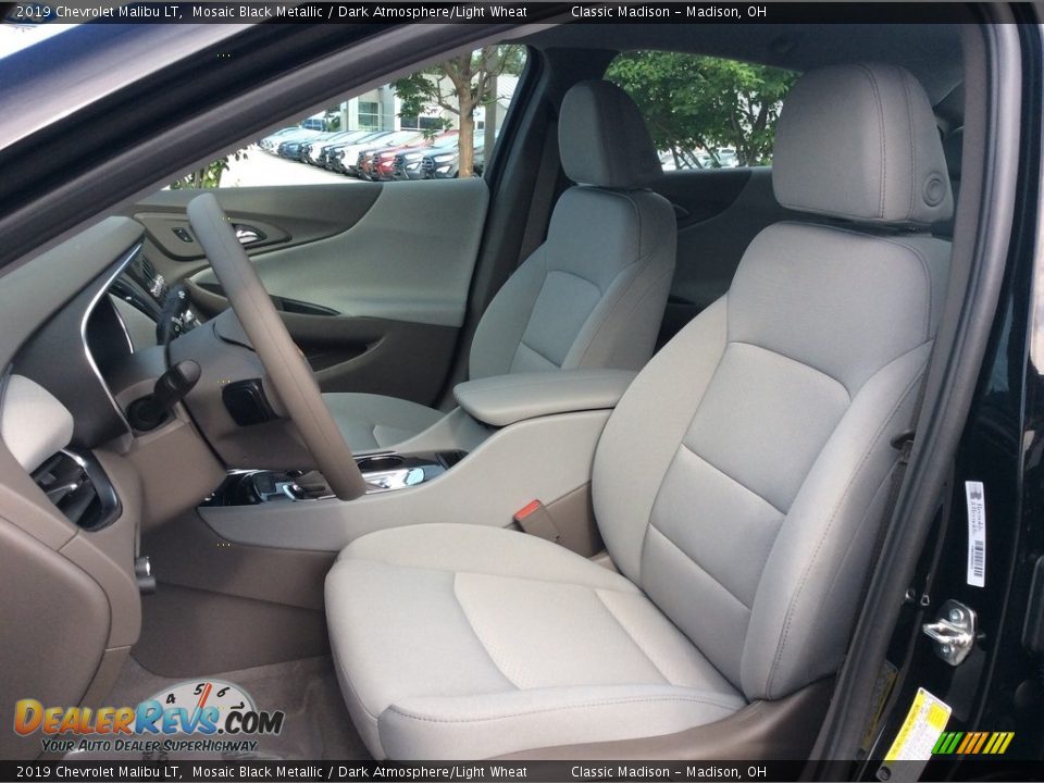 2019 Chevrolet Malibu LT Mosaic Black Metallic / Dark Atmosphere/Light Wheat Photo #10