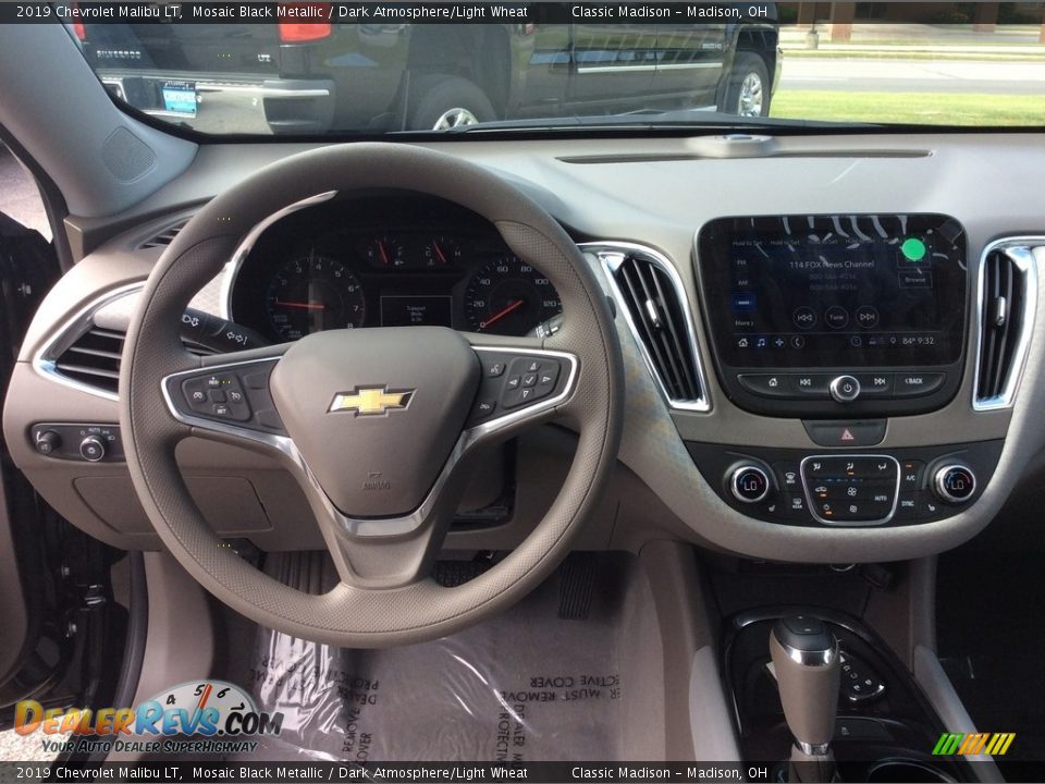 2019 Chevrolet Malibu LT Mosaic Black Metallic / Dark Atmosphere/Light Wheat Photo #12