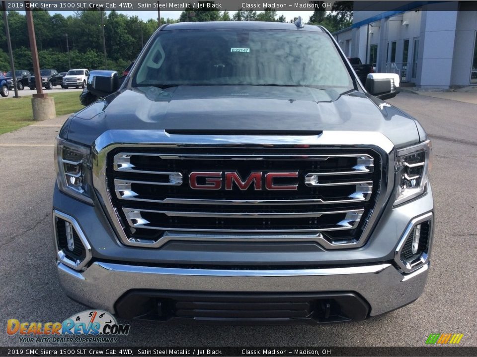 2019 GMC Sierra 1500 SLT Crew Cab 4WD Satin Steel Metallic / Jet Black Photo #2