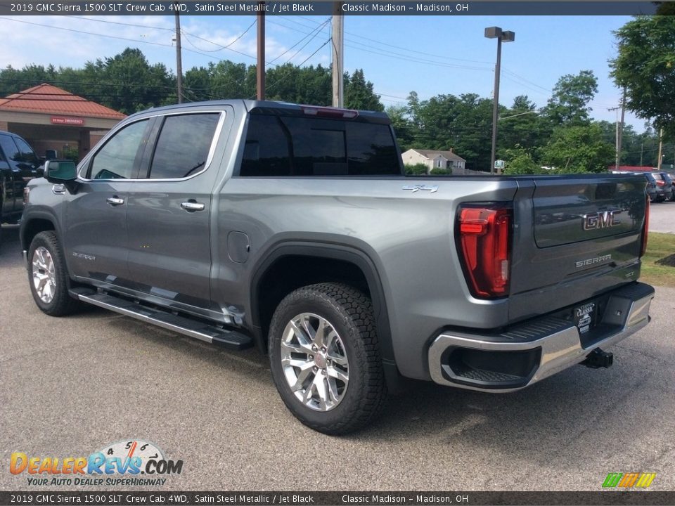 2019 GMC Sierra 1500 SLT Crew Cab 4WD Satin Steel Metallic / Jet Black Photo #5