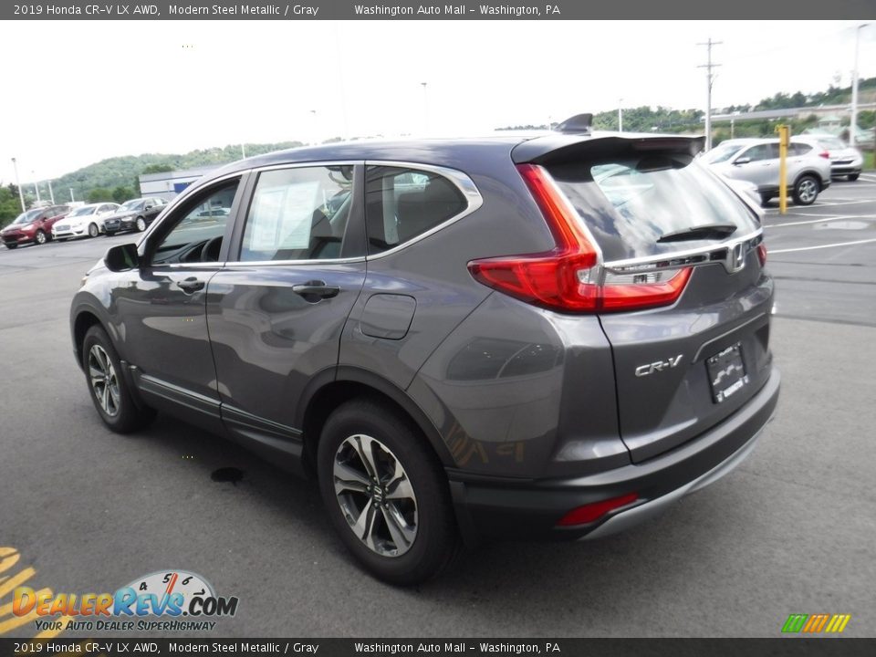 2019 Honda CR-V LX AWD Modern Steel Metallic / Gray Photo #7