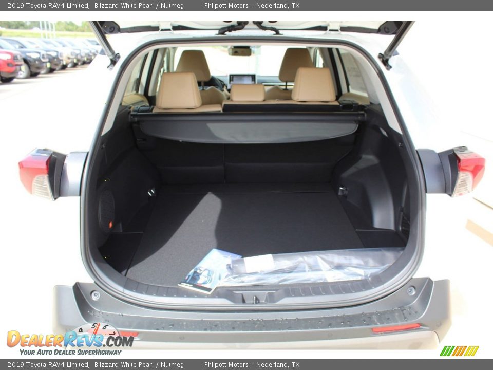 2019 Toyota RAV4 Limited Blizzard White Pearl / Nutmeg Photo #8