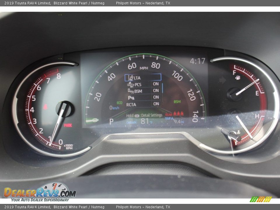 2019 Toyota RAV4 Limited Blizzard White Pearl / Nutmeg Photo #15