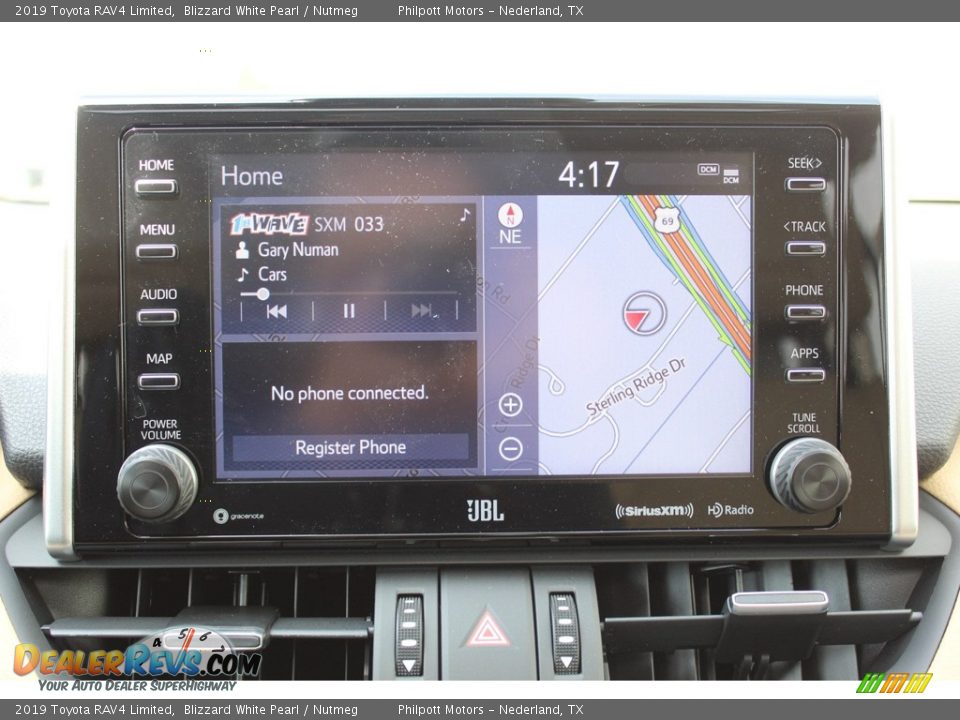 2019 Toyota RAV4 Limited Blizzard White Pearl / Nutmeg Photo #17