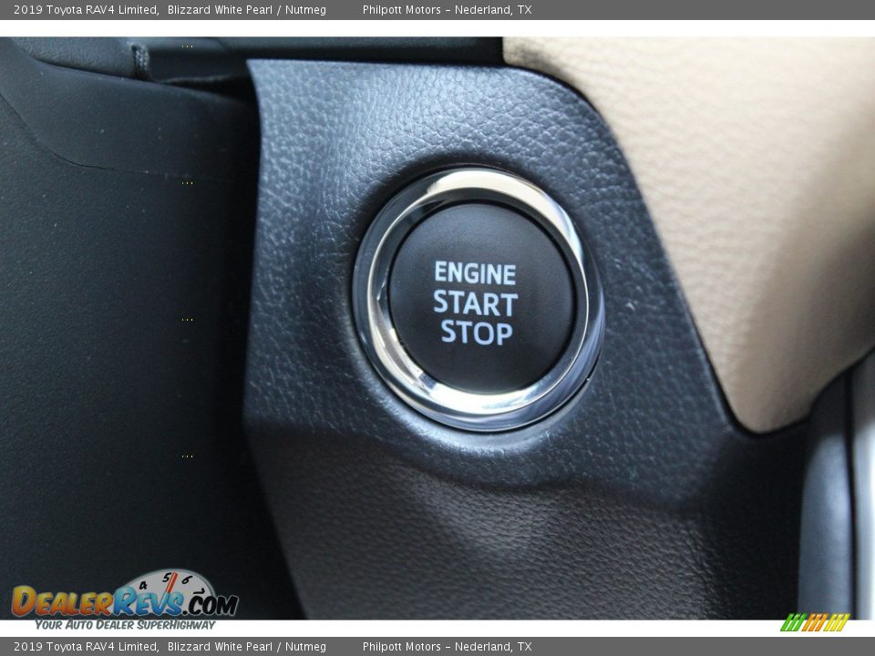 2019 Toyota RAV4 Limited Blizzard White Pearl / Nutmeg Photo #20