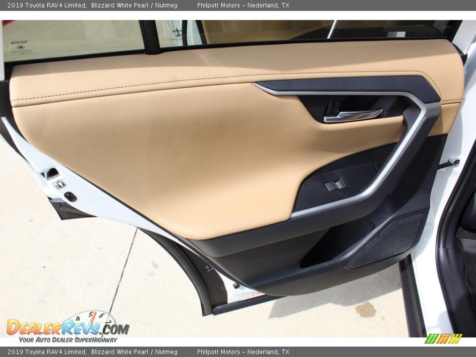 2019 Toyota RAV4 Limited Blizzard White Pearl / Nutmeg Photo #24