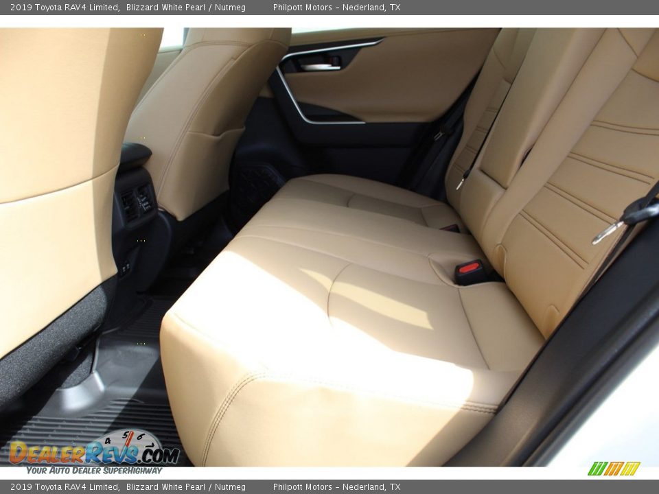 2019 Toyota RAV4 Limited Blizzard White Pearl / Nutmeg Photo #25