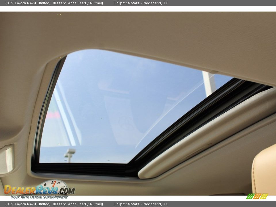 2019 Toyota RAV4 Limited Blizzard White Pearl / Nutmeg Photo #27