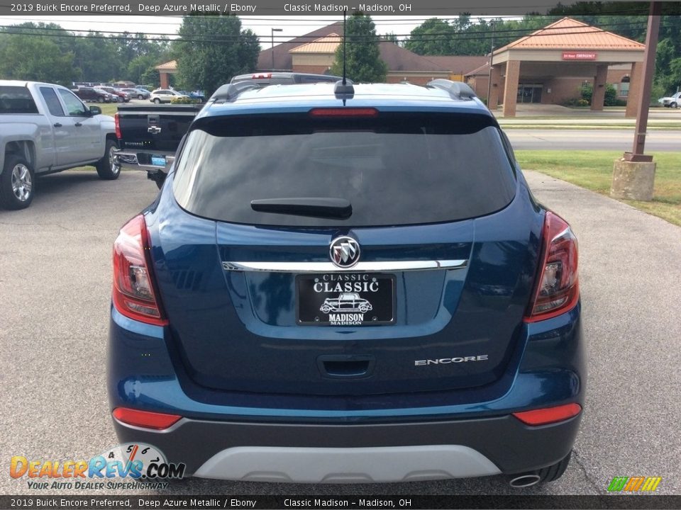 2019 Buick Encore Preferred Deep Azure Metallic / Ebony Photo #6