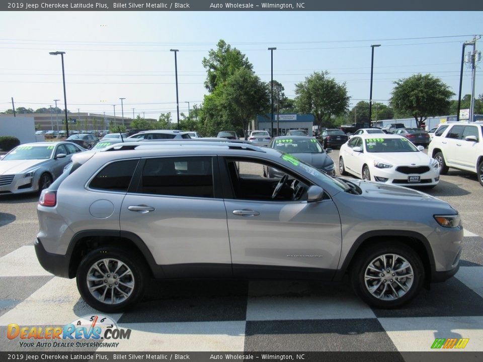 2019 Jeep Cherokee Latitude Plus Billet Silver Metallic / Black Photo #3