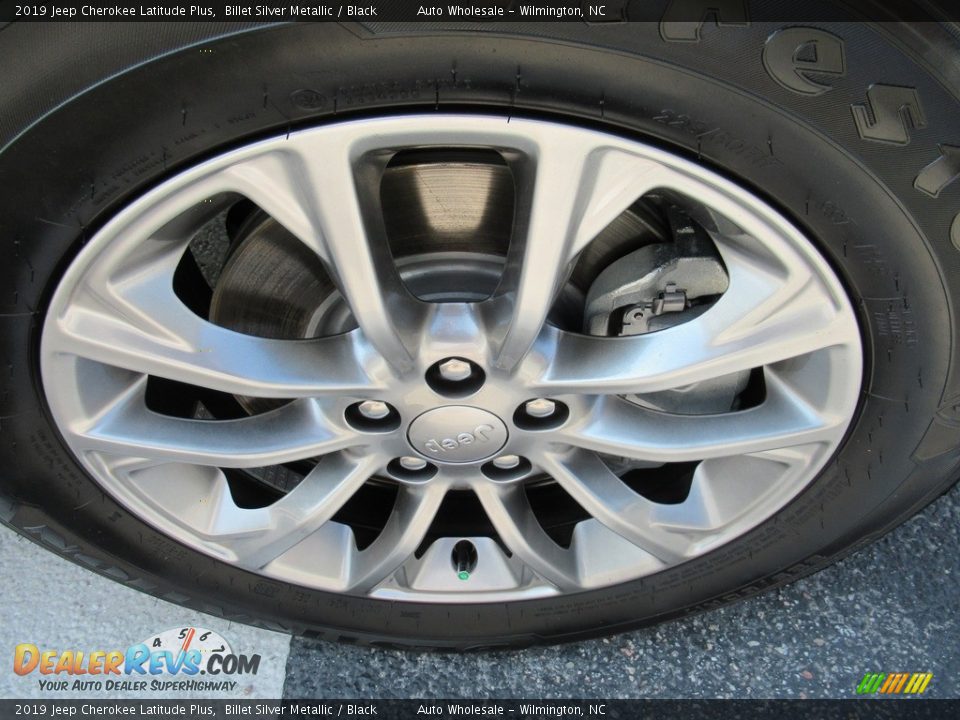 2019 Jeep Cherokee Latitude Plus Billet Silver Metallic / Black Photo #7