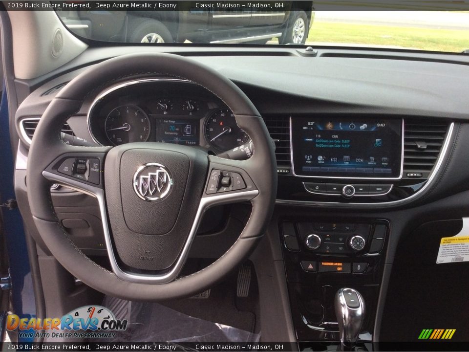 2019 Buick Encore Preferred Deep Azure Metallic / Ebony Photo #12