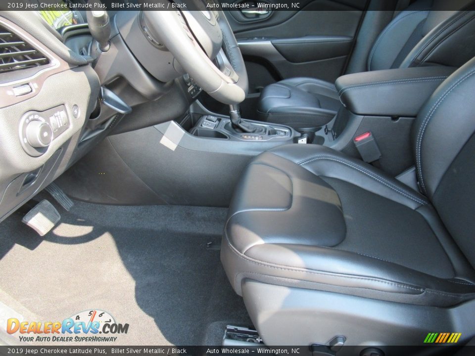 2019 Jeep Cherokee Latitude Plus Billet Silver Metallic / Black Photo #10