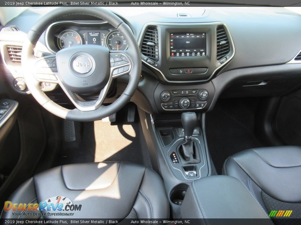 2019 Jeep Cherokee Latitude Plus Billet Silver Metallic / Black Photo #14