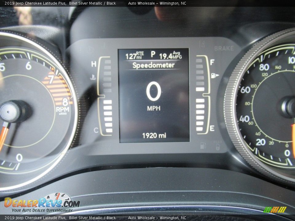 2019 Jeep Cherokee Latitude Plus Billet Silver Metallic / Black Photo #15