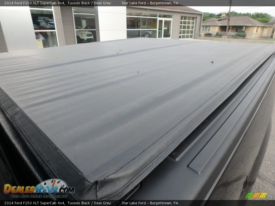 2014 Ford F150 XLT SuperCab 4x4 Tuxedo Black / Steel Grey Photo #9