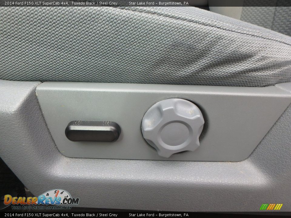 2014 Ford F150 XLT SuperCab 4x4 Tuxedo Black / Steel Grey Photo #15