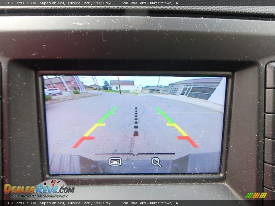 2014 Ford F150 XLT SuperCab 4x4 Tuxedo Black / Steel Grey Photo #19