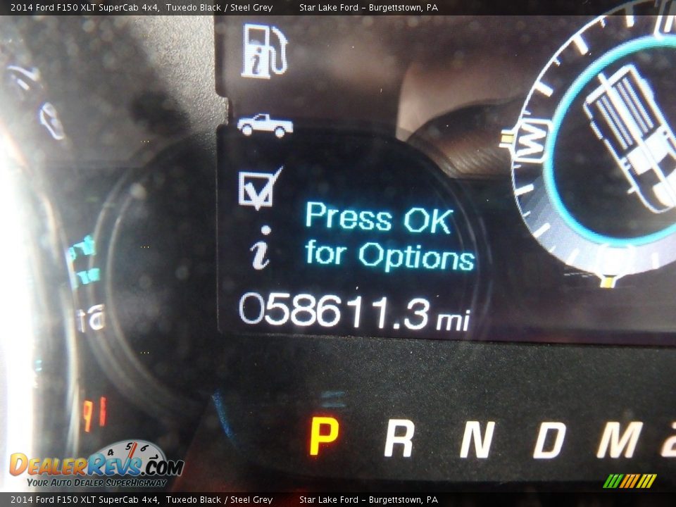 2014 Ford F150 XLT SuperCab 4x4 Tuxedo Black / Steel Grey Photo #20