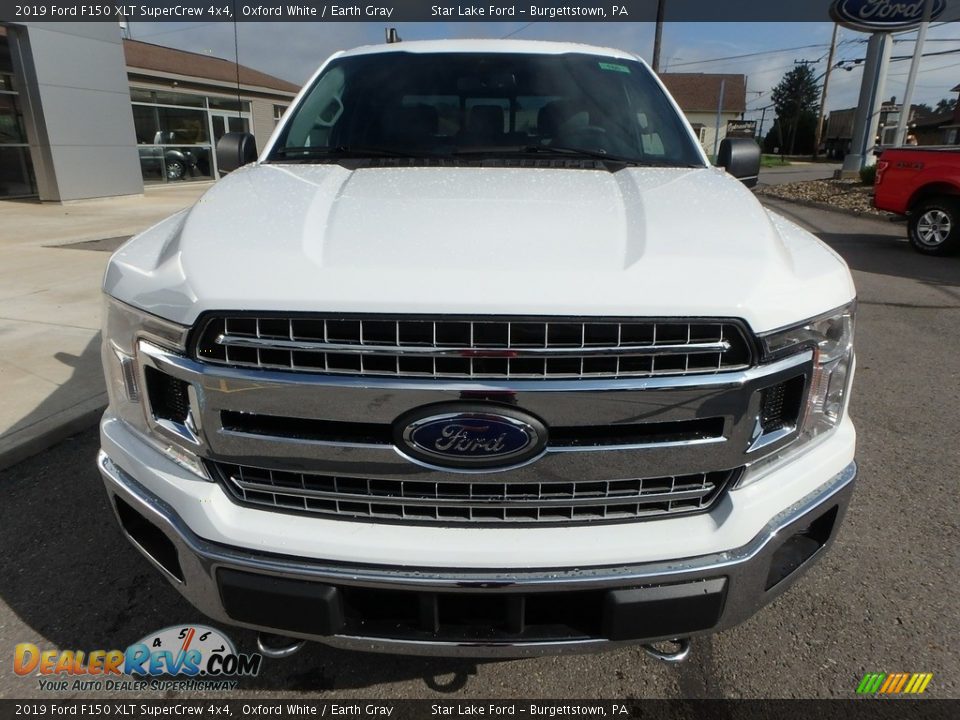 2019 Ford F150 XLT SuperCrew 4x4 Oxford White / Earth Gray Photo #2