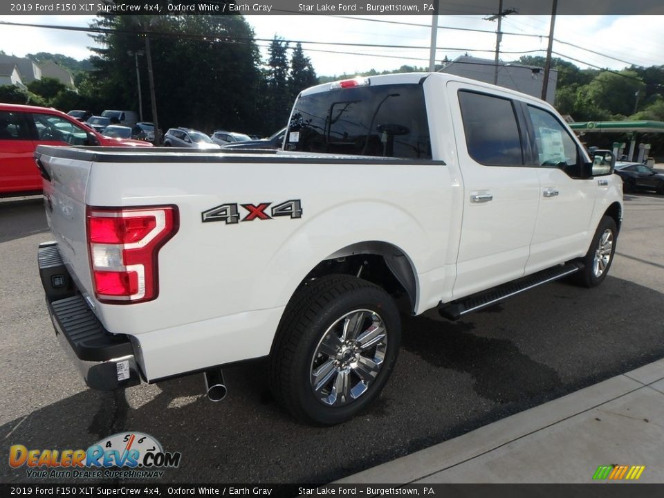 2019 Ford F150 XLT SuperCrew 4x4 Oxford White / Earth Gray Photo #5