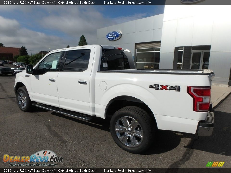 2019 Ford F150 XLT SuperCrew 4x4 Oxford White / Earth Gray Photo #6