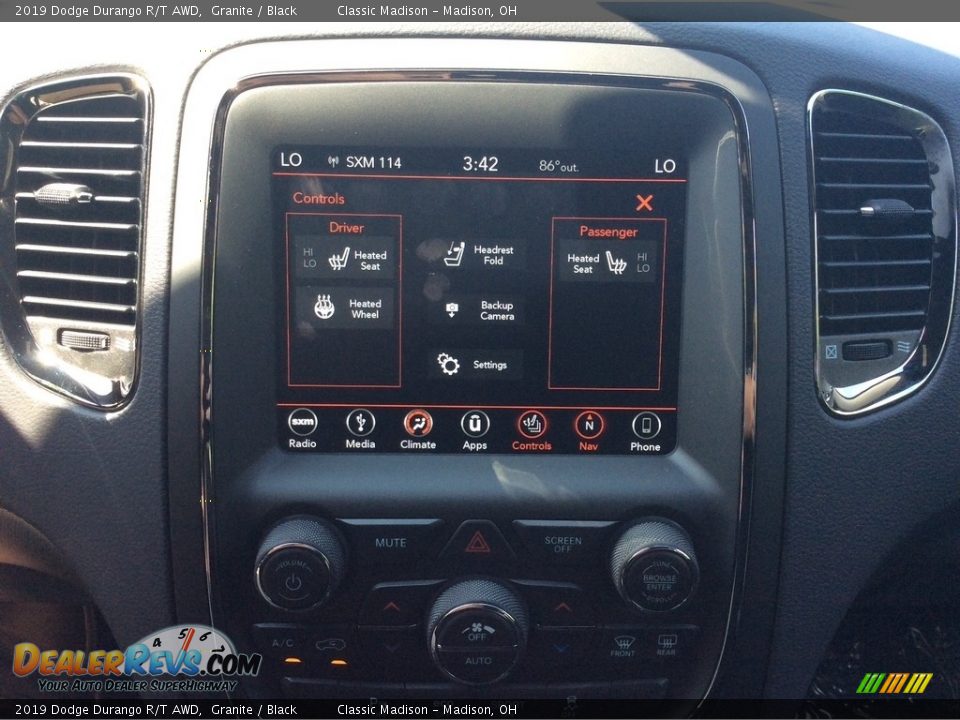 2019 Dodge Durango R/T AWD Granite / Black Photo #16