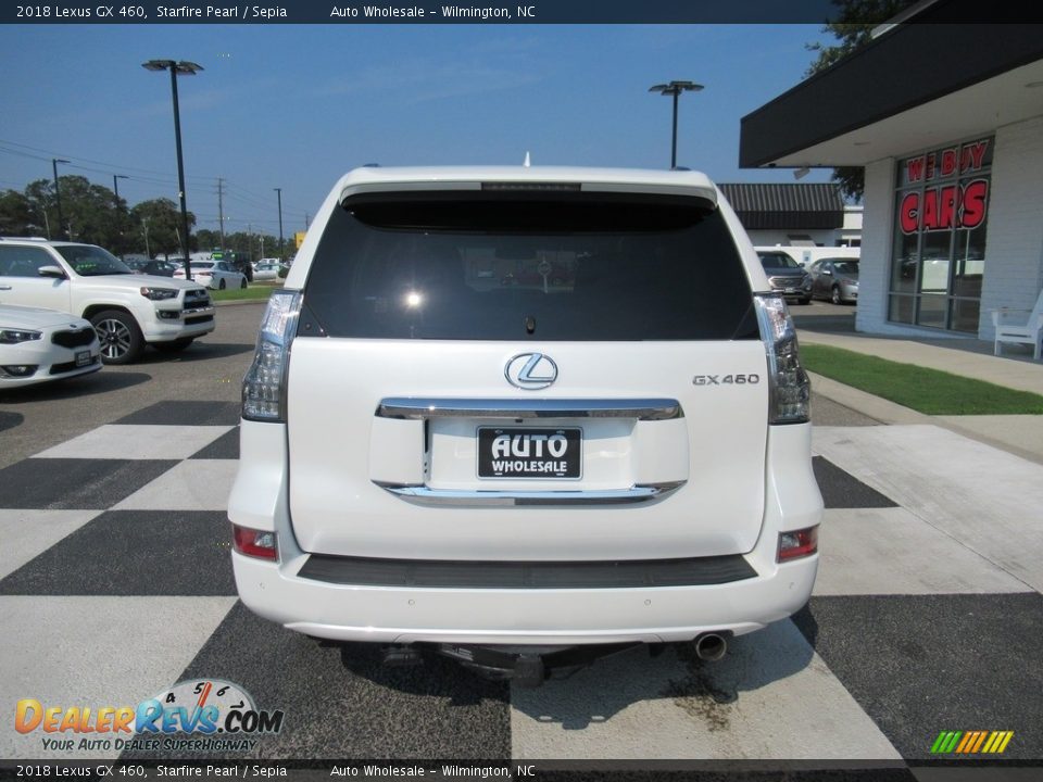 2018 Lexus GX 460 Starfire Pearl / Sepia Photo #4