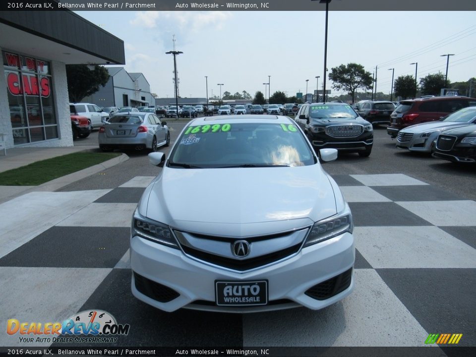 2016 Acura ILX Bellanova White Pearl / Parchment Photo #2
