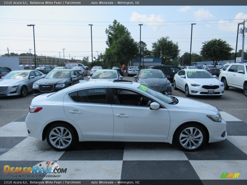 2016 Acura ILX Bellanova White Pearl / Parchment Photo #3