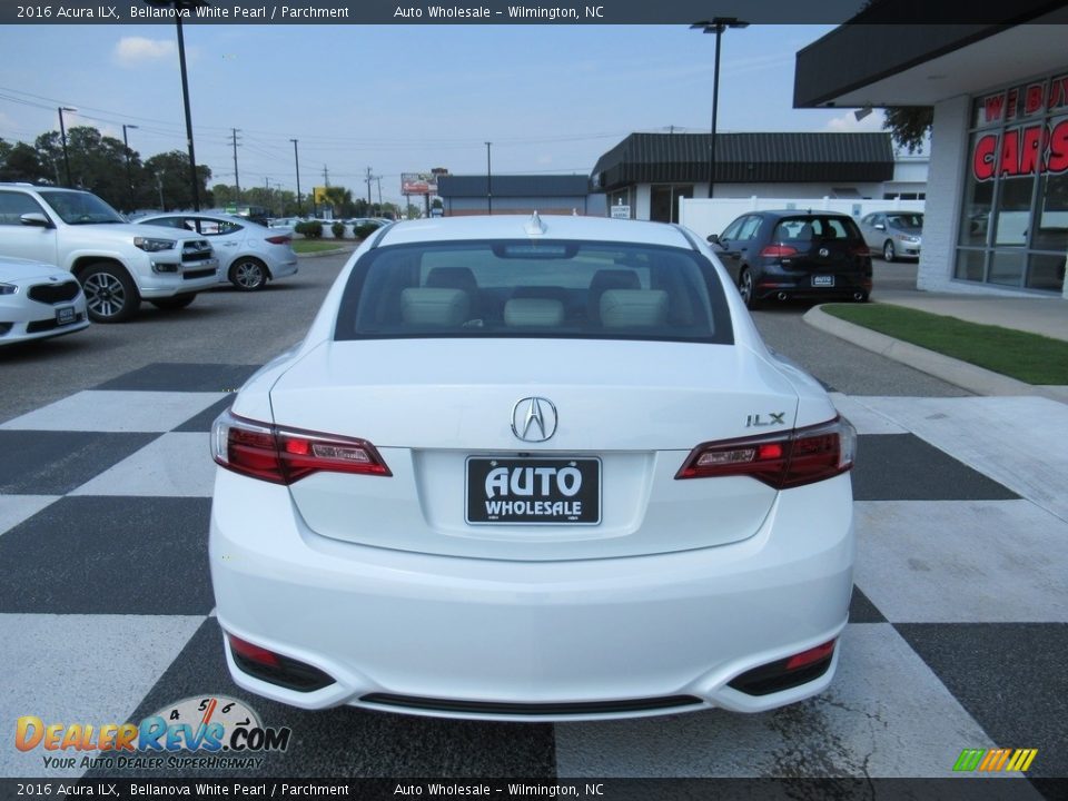 2016 Acura ILX Bellanova White Pearl / Parchment Photo #4