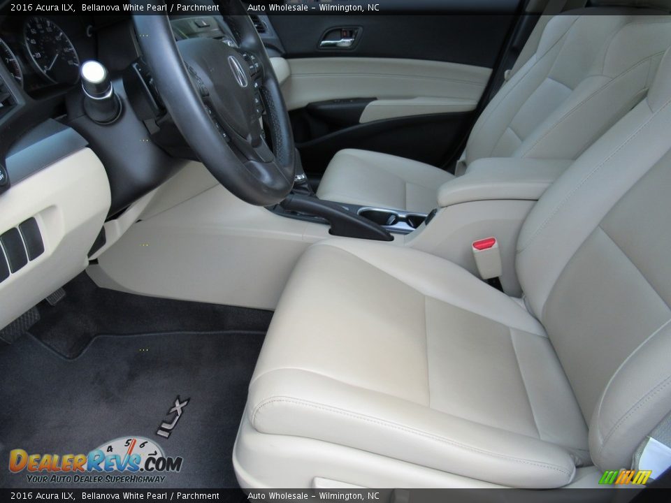 2016 Acura ILX Bellanova White Pearl / Parchment Photo #10