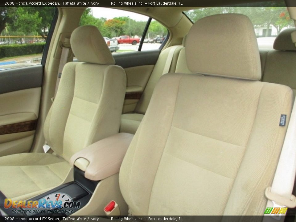2008 Honda Accord EX Sedan Taffeta White / Ivory Photo #6