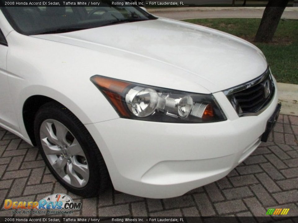 2008 Honda Accord EX Sedan Taffeta White / Ivory Photo #17