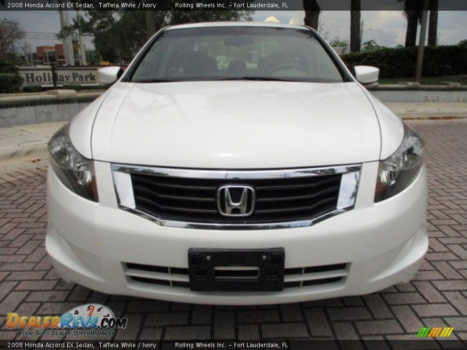 2008 Honda Accord EX Sedan Taffeta White / Ivory Photo #21