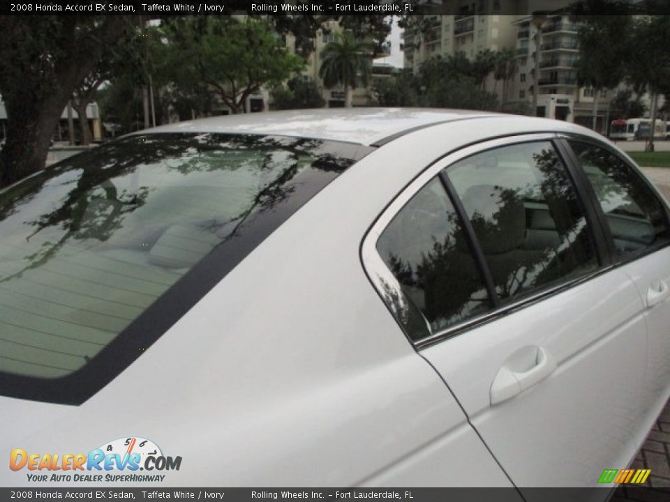 2008 Honda Accord EX Sedan Taffeta White / Ivory Photo #23