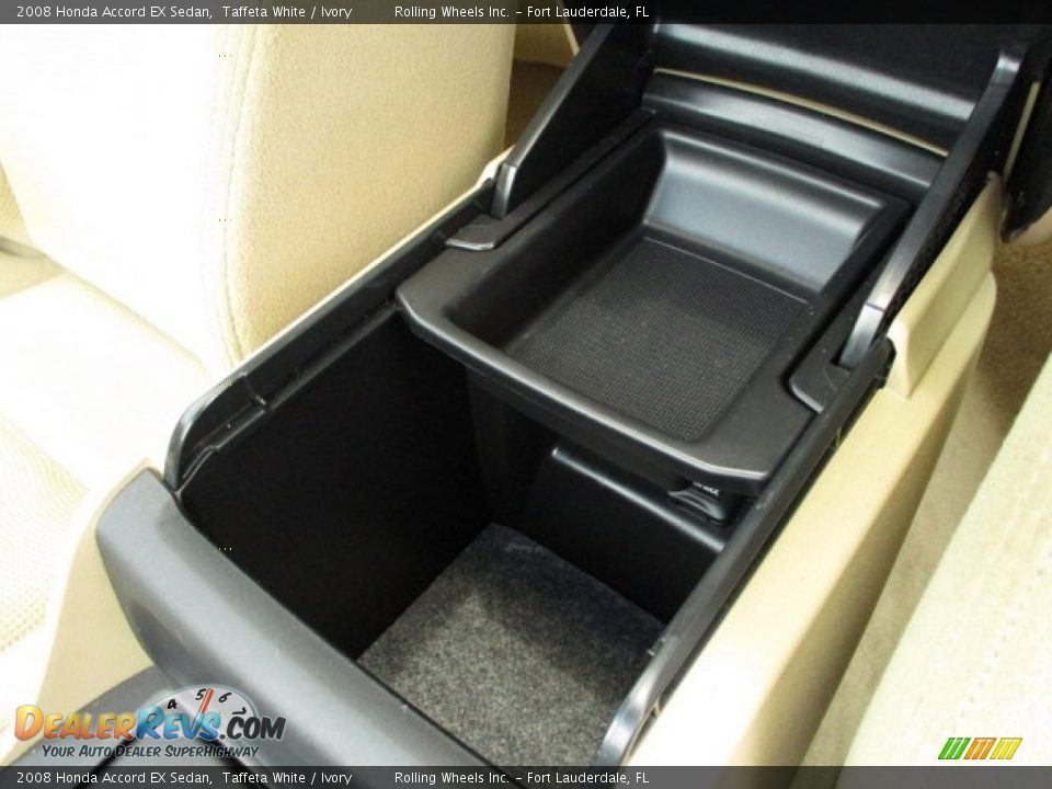 2008 Honda Accord EX Sedan Taffeta White / Ivory Photo #24